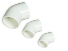 Royal Exclusiv - PVC 45° Elbow 20 mm White